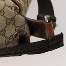GUCCI GG Supreme GG Crystal GG Canvas Bag PVC 4 Set Navy Beige Auth YKZ424-7