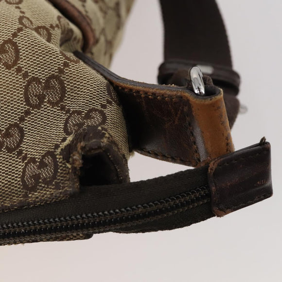GUCCI GG Supreme GG Crystal GG Canvas Bag PVC 4 Set Navy Beige Auth YKZ424
