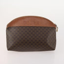 CELINE Macadam Canvas Clutch Bag PVC Leather 5 Set Brown Navy beige Auth YKZ425-18
