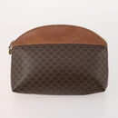 CELINE Macadam Canvas Clutch Bag PVC Leather 5 Set Brown Navy beige Auth YKZ425-19