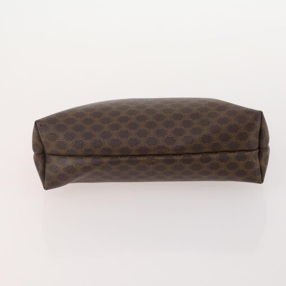 CELINE Macadam Canvas Clutch Bag PVC Leather 5 Set Brown Navy beige Auth YKZ425
