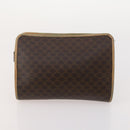 CELINE Macadam Canvas Clutch Bag PVC Leather 5 Set Brown Navy beige Auth YKZ425-24
