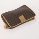 CELINE Macadam Canvas Clutch Bag PVC Leather 5 Set Brown Navy beige Auth YKZ425-25