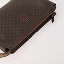CELINE Macadam Canvas Clutch Bag PVC Leather 5 Set Brown Navy beige Auth YKZ425-4