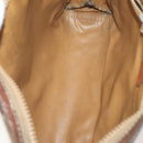 CELINE Macadam Canvas Clutch Bag PVC Leather 5 Set Brown Navy beige Auth YKZ425-6