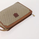CELINE Macadam Canvas Clutch Bag PVC Leather 5 Set Brown Navy beige Auth YKZ425-9