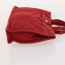 HERMES Fourre Tout Hand Bag Canvas 4 Set White Black Red Auth YKZ427-22