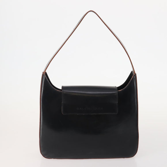 LOUIS VUITTON Balenciaga Bally Vernis Bag Leather 3 Set Black Auth YKZ428