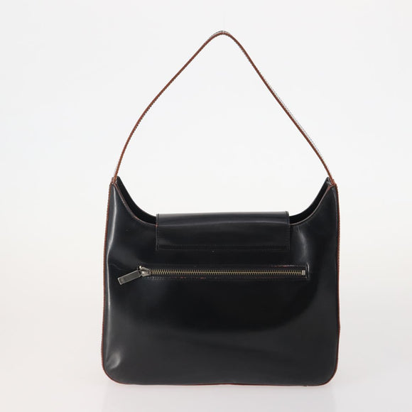 LOUIS VUITTON Balenciaga Bally Vernis Bag Leather 3 Set Black Auth YKZ428