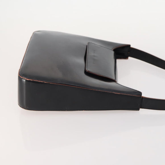 LOUIS VUITTON Balenciaga Bally Vernis Bag Leather 3 Set Black Auth YKZ428