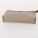 CELINE Macadam Canvas Bag PVC Leather 4 Set Brown beige Auth YKZ429-12