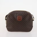 CELINE Macadam Canvas Bag PVC Leather 4 Set Brown beige Auth YKZ429-14
