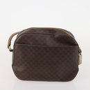 CELINE Macadam Canvas Bag PVC Leather 4 Set Brown beige Auth YKZ429-15