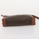CELINE Macadam Canvas Bag PVC Leather 4 Set Brown beige Auth YKZ429-25