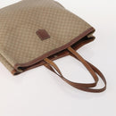 CELINE Macadam Canvas Bag PVC Leather 4 Set Brown beige Auth YKZ429-5