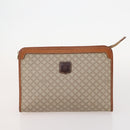 CELINE Macadam Canvas Bag PVC Leather 4 Set Brown beige Auth YKZ429-8