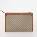 CELINE Macadam Canvas Bag PVC Leather 4 Set Brown beige Auth YKZ429-9