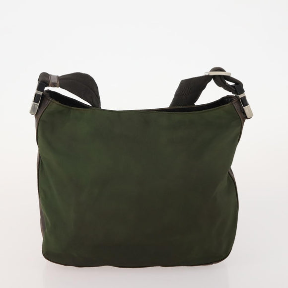 PRADA Sports Bag Nylon 4 Set Khaki Brown Auth YKZ430