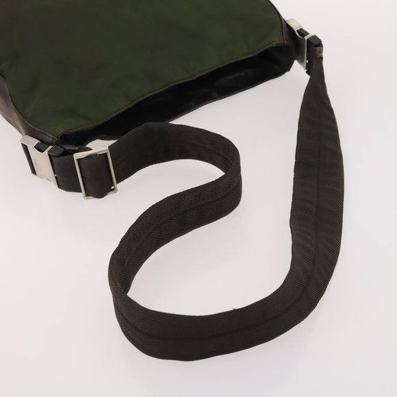 PRADA Sports Bag Nylon 4 Set Khaki Brown Auth YKZ430