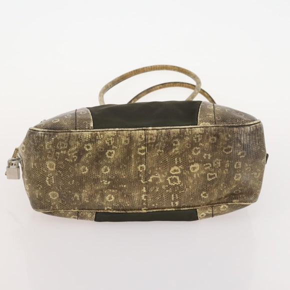 PRADA Sports Bag Nylon 4 Set Khaki Brown Auth YKZ430