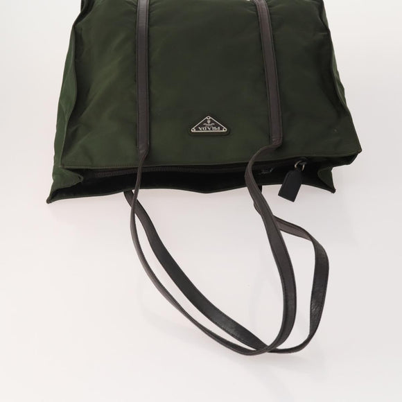 PRADA Sports Bag Nylon 4 Set Khaki Brown Auth YKZ430