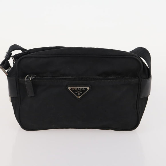PRADA Sports Bag Nylon Canvas Leather 5 Set Red White khaki Auth YKZ432