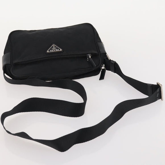 PRADA Sports Bag Nylon Canvas Leather 5 Set Red White khaki Auth YKZ432