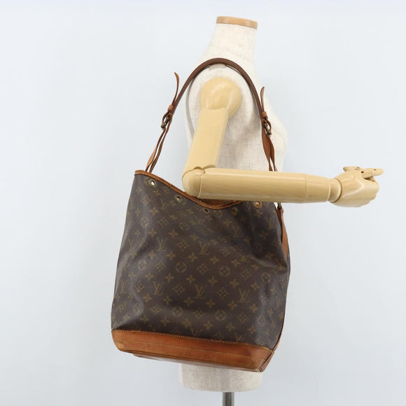 LOUIS VUITTON Monogram Noe Shoulder Bag M42224 LV Auth YKZ446