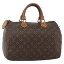 LOUIS VUITTON Monogram Speedy 30 Hand Bag M41526 LV Auth YKZ447-1