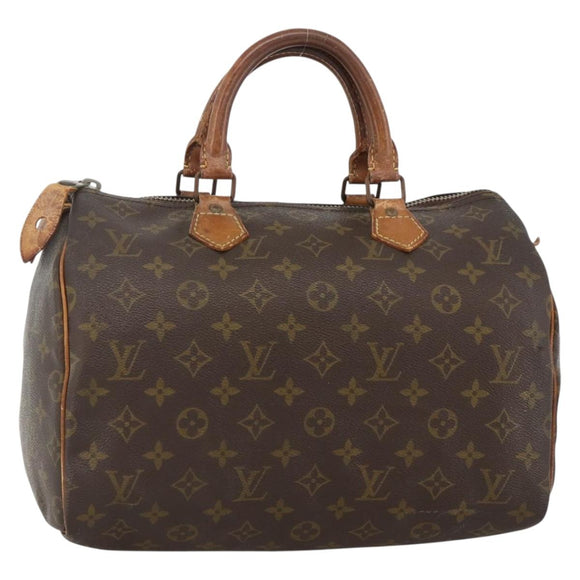 LOUIS VUITTON Monogram Speedy 30 Hand Bag M41526 LV Auth YKZ447
