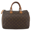 LOUIS VUITTON Monogram Speedy 30 Hand Bag M41526 LV Auth YKZ447-13