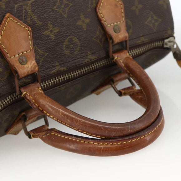 LOUIS VUITTON Monogram Speedy 30 Hand Bag M41526 LV Auth YKZ447