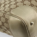 GUCCI GG Canvas Mayfair Tote Bag Beige Gold 257061 Auth YKZ449-16