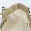 GUCCI GG Canvas Mayfair Tote Bag Beige Gold 257061 Auth YKZ449-18