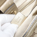 GUCCI GG Canvas Mayfair Tote Bag Beige Gold 257061 Auth YKZ449-12