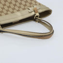 GUCCI GG Canvas Mayfair Tote Bag Beige Gold 257061 Auth YKZ449-7