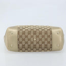 GUCCI GG Canvas Mayfair Tote Bag Beige Gold 257061 Auth YKZ449-5
