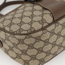 GUCCI GG Supreme Web Sherry Line Bag PVC Beige Gold 89 02 032 Auth YKZ450-11