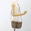 GUCCI GG Supreme Web Sherry Line Bag PVC Beige Gold 89 02 032 Auth YKZ450-23