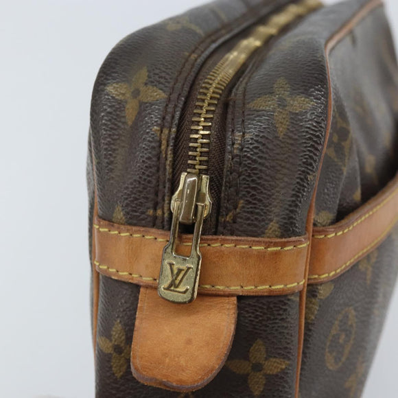 LOUIS VUITTON Monogram Compiegne 28 Clutch Bag M51845 LV Auth YKZ451