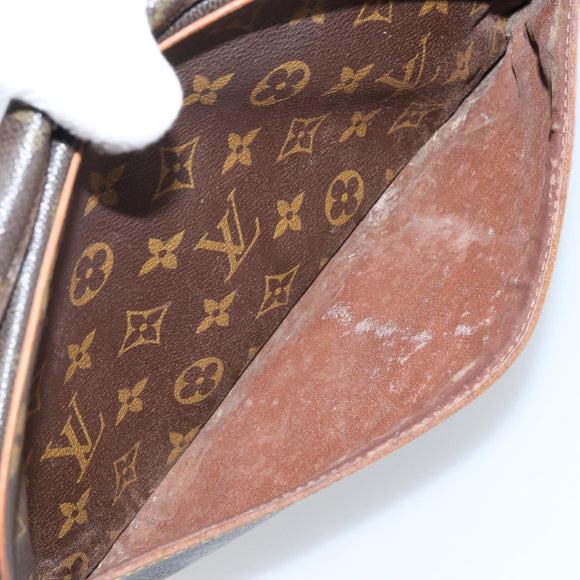LOUIS VUITTON Monogram Compiegne 28 Clutch Bag M51845 LV Auth YKZ451