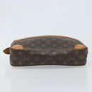 LOUIS VUITTON Monogram Compiegne 28 Clutch Bag M51845 LV Auth YKZ451-6