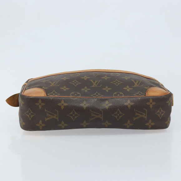 LOUIS VUITTON Monogram Compiegne 28 Clutch Bag M51845 LV Auth YKZ451