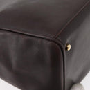 GUCCI Bamboo Hand Bag Leather 2way Bordeaux Gold 000 2122 0316 Auth YKZ453-16