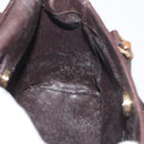 GUCCI Bamboo Hand Bag Leather 2way Bordeaux Gold 000 2122 0316 Auth YKZ453-19