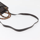 GUCCI Bamboo Hand Bag Leather 2way Bordeaux Gold 000 2122 0316 Auth YKZ453-9