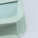 LOEWE Hand Bag Suede Baby Blue Gold Auth YKZ454-15