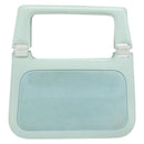 LOEWE Hand Bag Suede Baby Blue Gold Auth YKZ454-2