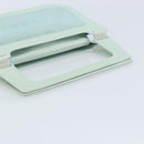 LOEWE Hand Bag Suede Baby Blue Gold Auth YKZ454-7