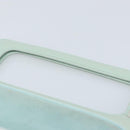 LOEWE Hand Bag Suede Baby Blue Gold Auth YKZ454-8